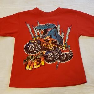 Dino Monster truck t-shirt
